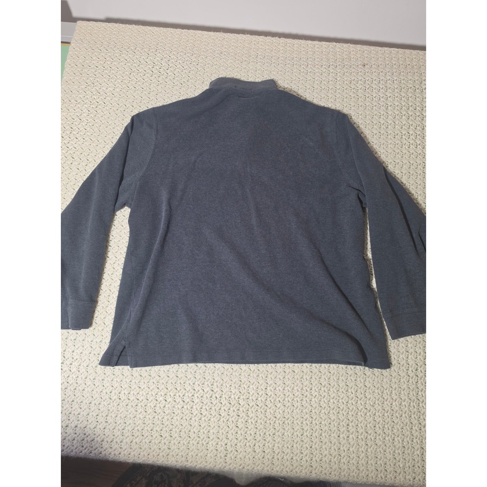 Polo Ralph Lauren Quarter Zip Pullover Mens XXL Green Gray Excellent Estate Rib - Picture 3 of 10